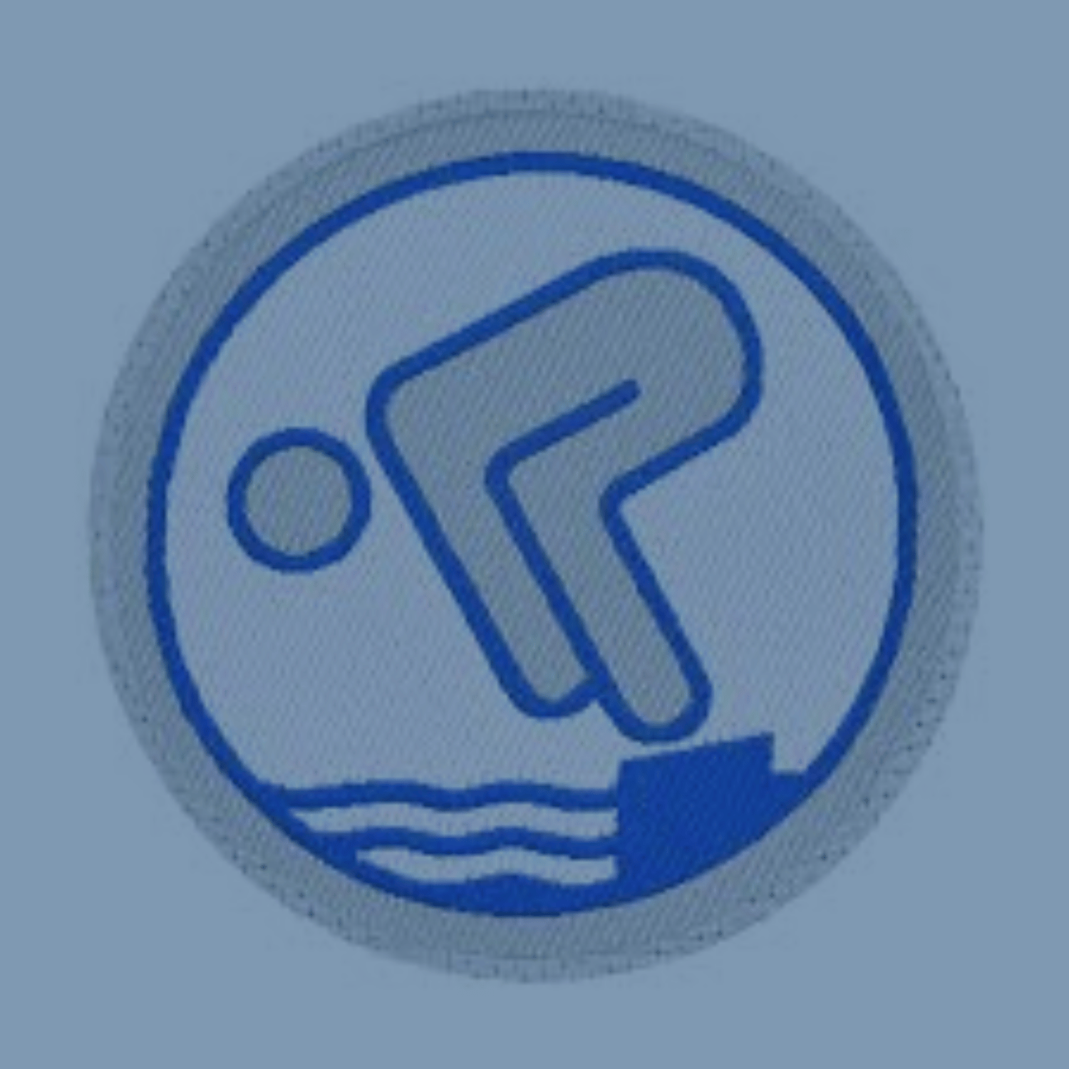 Silbernes Schwimmabzeichen mit Startsprung-Symbol – Leistungsnachweis für fortgeschrittene Schwimmer.